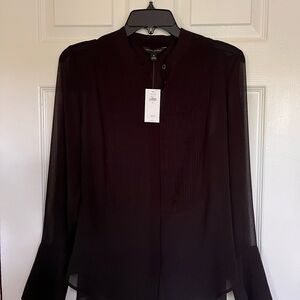 Banana Republic Tuxedo Blouse